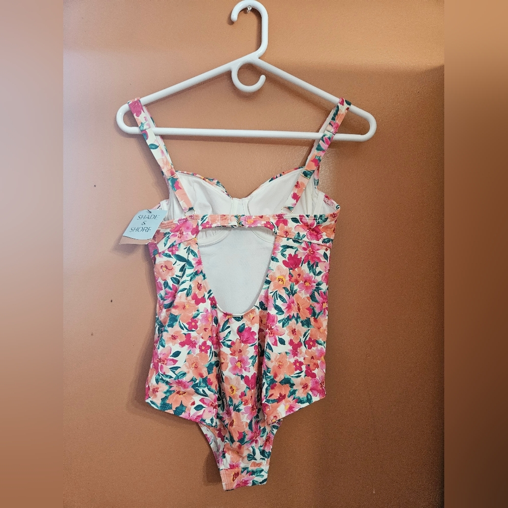 Womens SMALL 4-6 Floral One Peice With Underwire Support - Picture 5 of 6